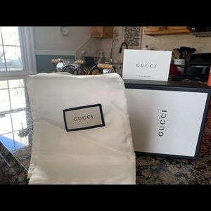 Gucci Shoebox with 2 dust bags
